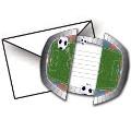 invitations stade anniversaire thème foot