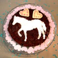 gâteau anniversaire thème cheval